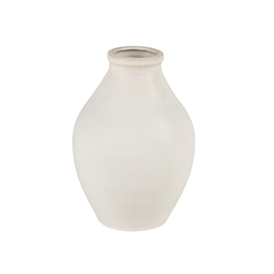 Atlas Lighting Faye Small Vase, White