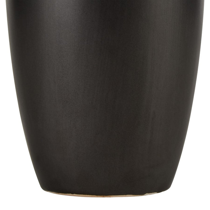 Atlas Lighting Faye Tall Vase, Black