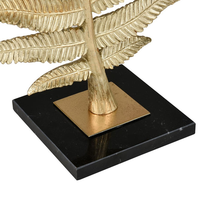 Atlas Lighting Fern Sculpture, Set of 2, Gold