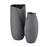 Atlas Lighting Ferraro Vase, Folded Black