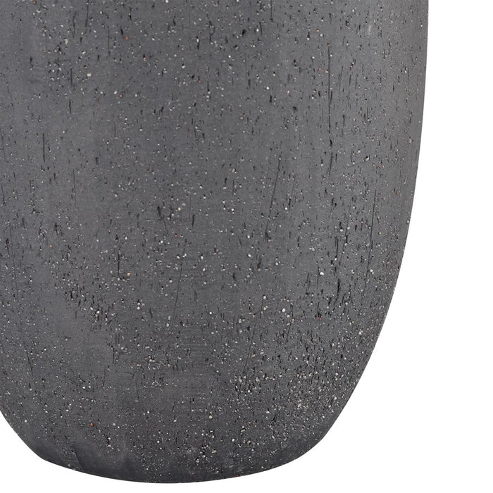 Atlas Lighting Ferraro Vase, Folded Black