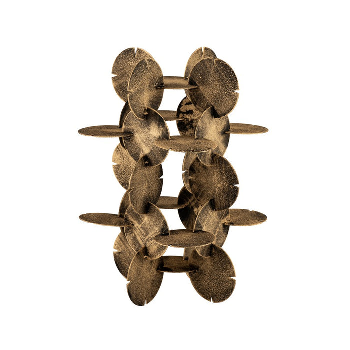 Atlas Lighting Flint Sculpture, Antique Brass