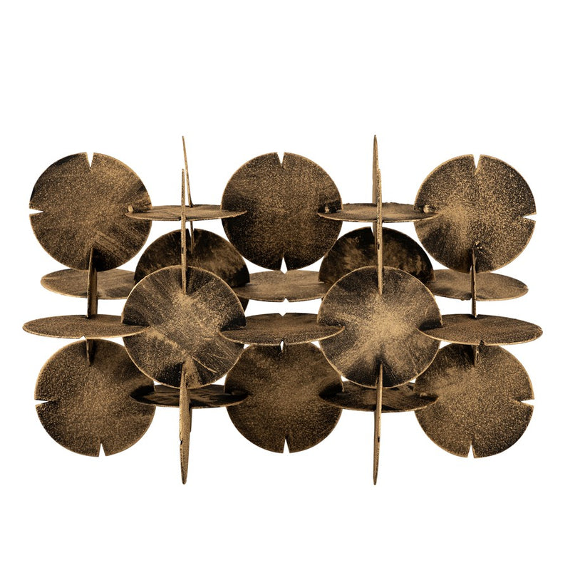 Atlas Lighting Flint Sculpture, Antique Brass