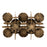 Atlas Lighting Flint Sculpture, Antique Brass