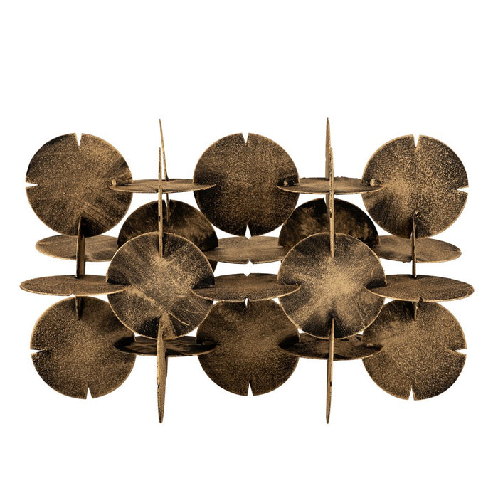 Atlas Lighting Flint Sculpture, Antique Brass