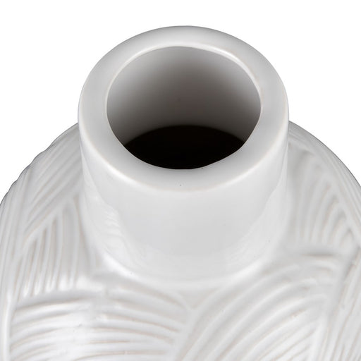 Atlas Lighting Flynn Large Vase, Gloss White