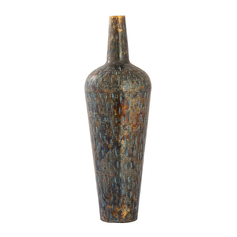 Atlas Lighting Fowler Large Vase, Patinated Brass