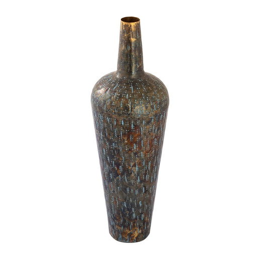 Atlas Lighting Fowler Large Vase, Patinated Brass