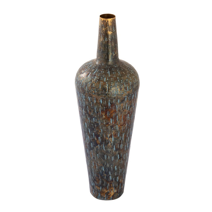 Atlas Lighting Fowler Large Vase, Patinated Brass