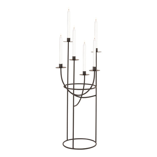 Atlas Lighting Friends Small Candleholder, Matte Black