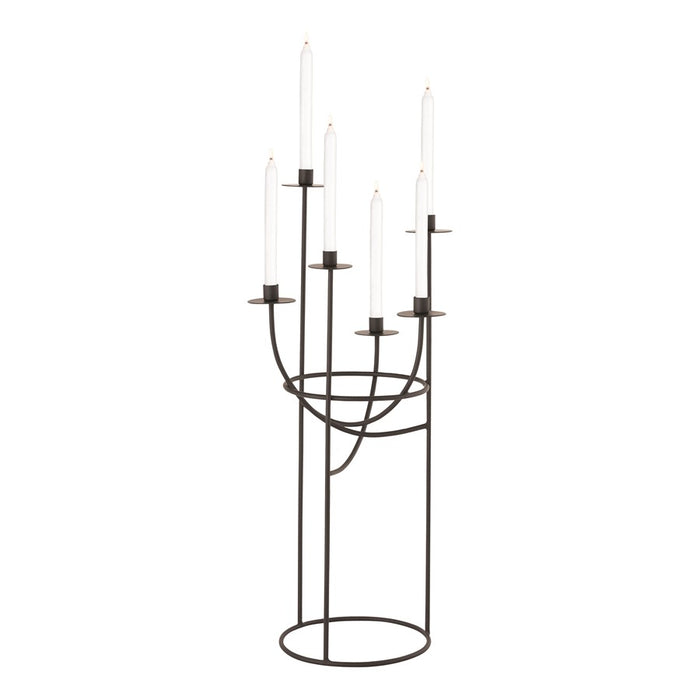 Atlas Lighting Friends Small Candleholder, Matte Black