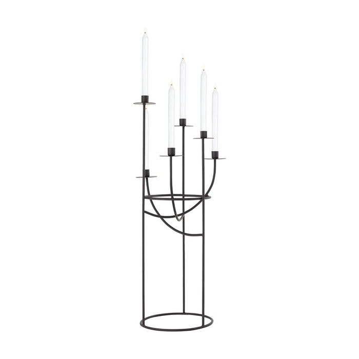 Atlas Lighting Friends Small Candleholder, Matte Black