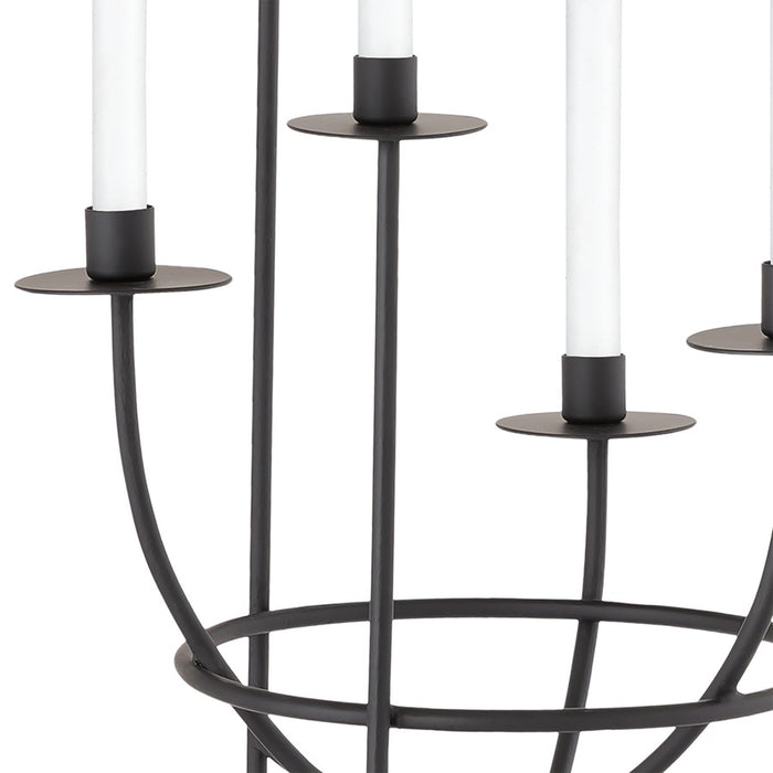 Atlas Lighting Friends Small Candleholder, Matte Black