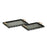 Atlas Lighting Futrelle Tray Set of 2, Dark Green