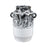 Atlas Lighting Gallemore Vase, Black/White Glazed