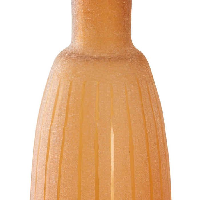 Atlas Lighting Georgia Vase, Set of 3, Frosted Orange