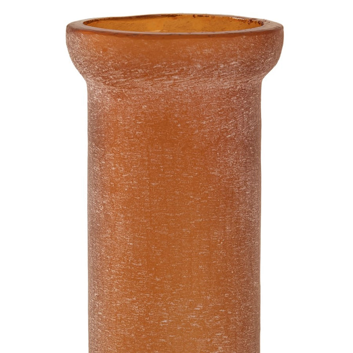 Atlas Lighting Georgia Vase, Set of 3, Frosted Orange