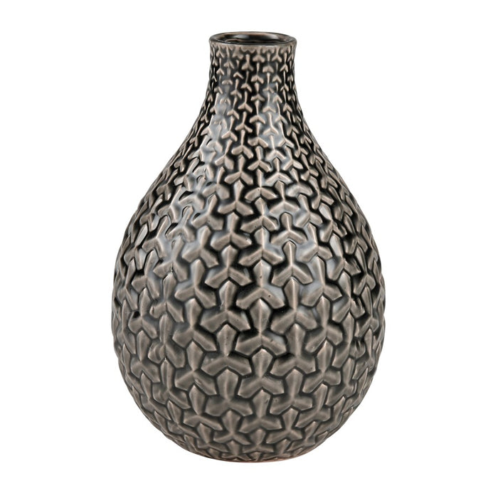 Atlas Lighting Gibbs Small Vase, Gray