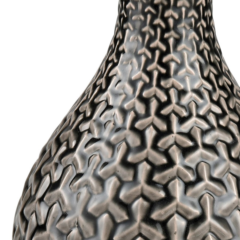 Atlas Lighting Gibbs Small Vase, Gray