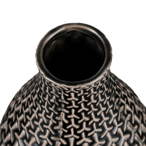 Atlas Lighting Gibbs Large Vase, Gray