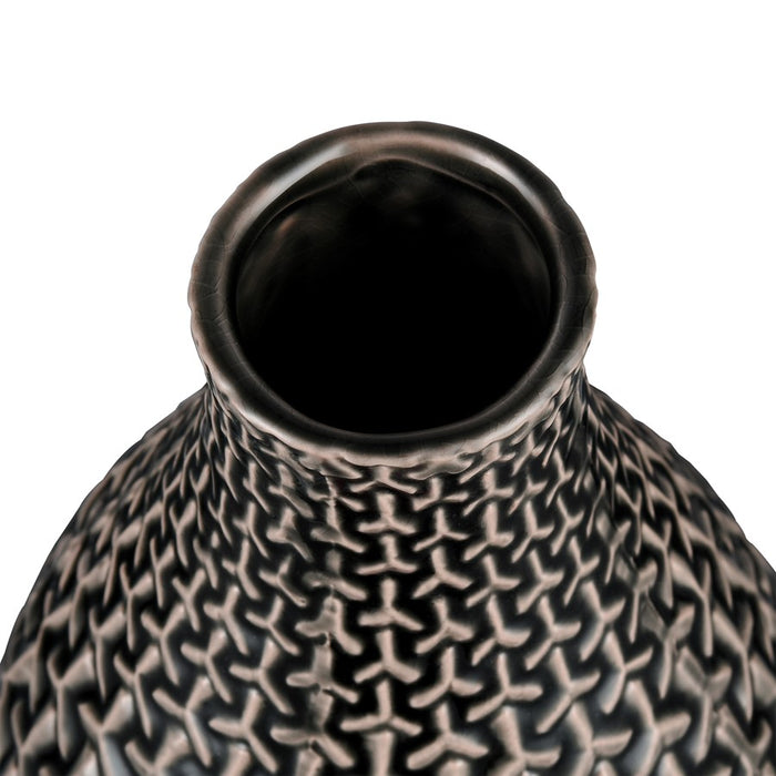 Atlas Lighting Gibbs Large Vase, Gray