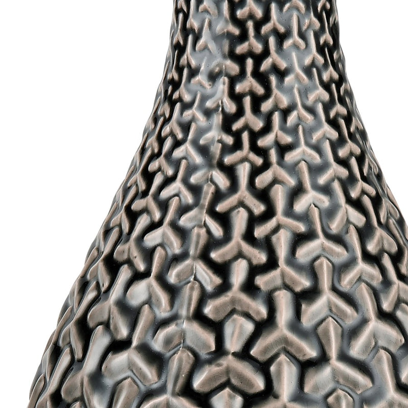 Atlas Lighting Gibbs Large Vase, Gray
