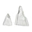 Atlas Lighting Glacier Object Set of 2, Clear