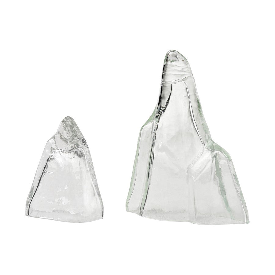 Atlas Lighting Glacier Object Set of 2, Clear