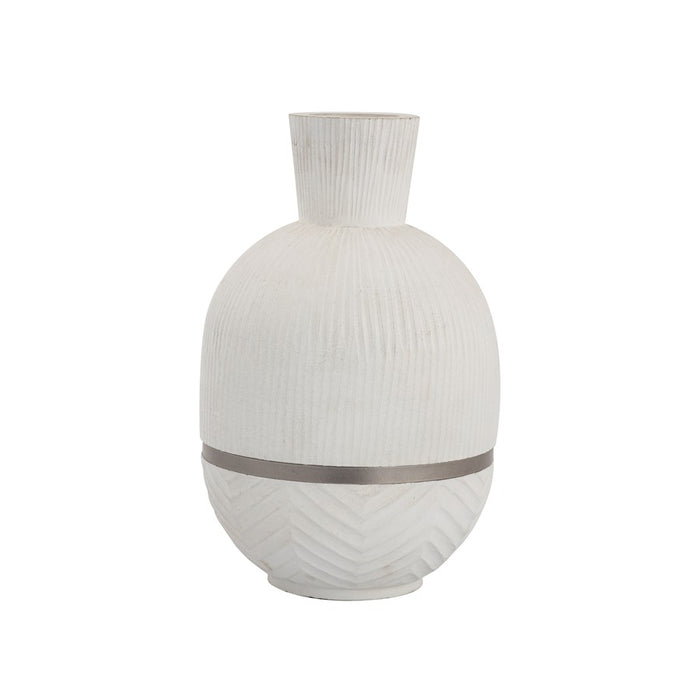 Atlas Lighting Glenn Small Vase, White
