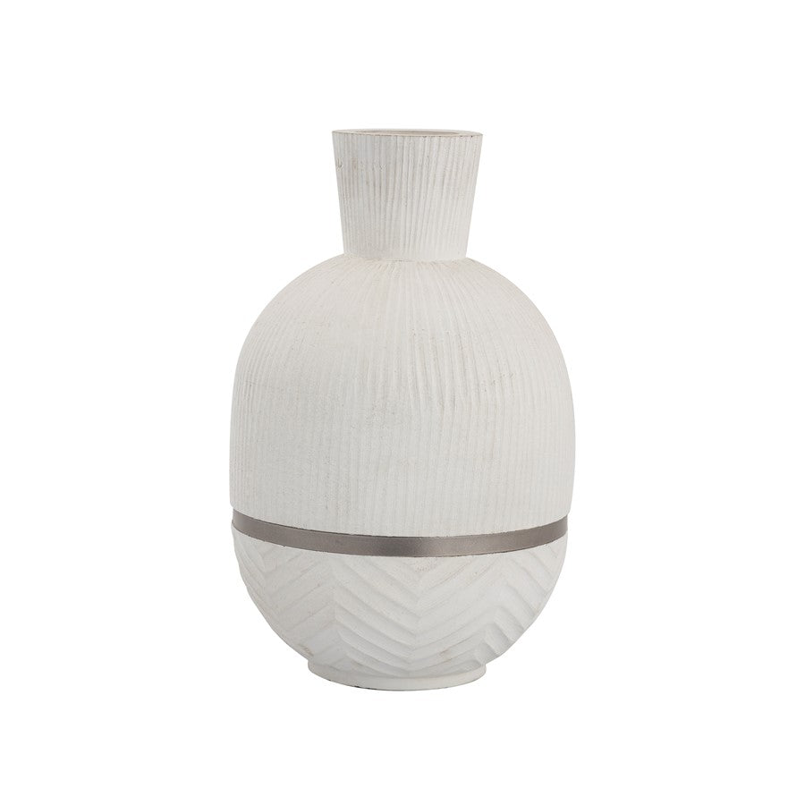 Atlas Lighting Glenn Small Vase, White