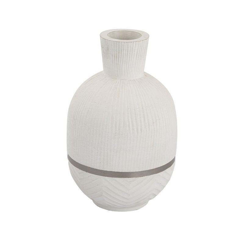 Atlas Lighting Glenn Small Vase, White