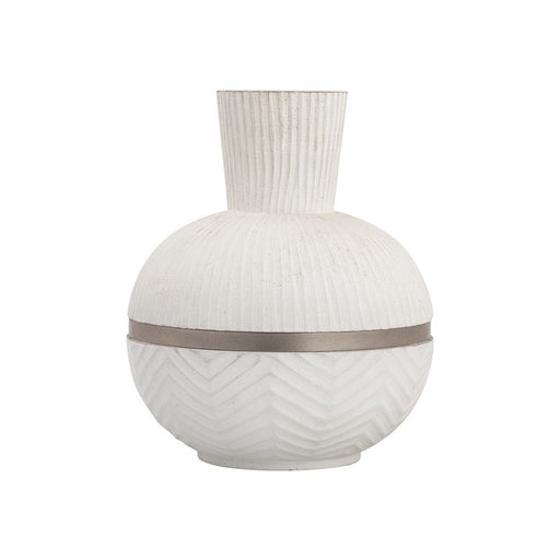 Atlas Lighting Glenn Large Vase, White