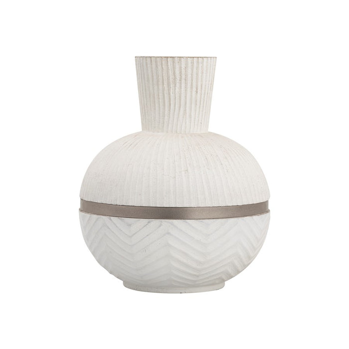 Atlas Lighting Glenn Large Vase, White