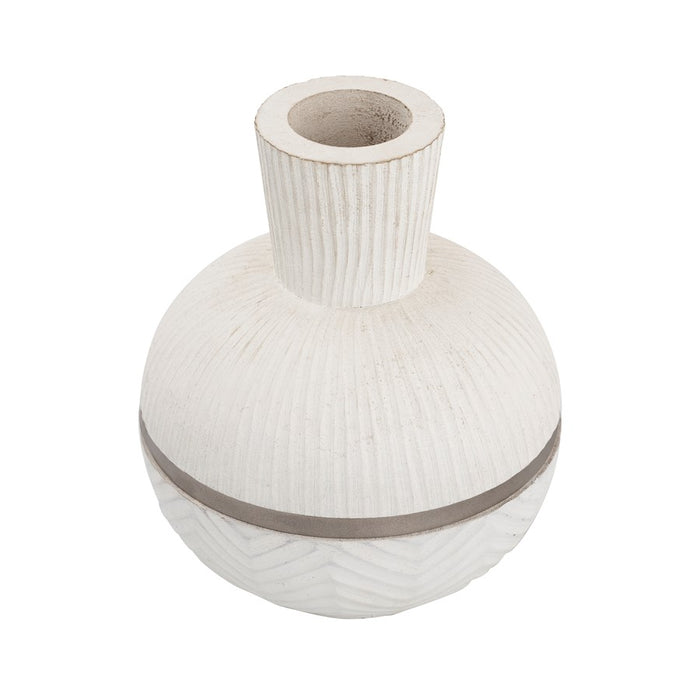 Atlas Lighting Glenn Large Vase, White