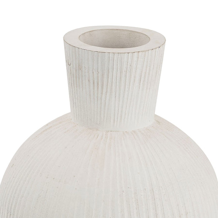 Atlas Lighting Glenn Large Vase, White