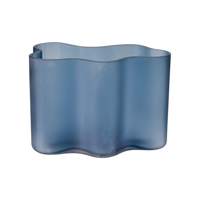 Atlas Lighting Glennon Small Vase, Navy