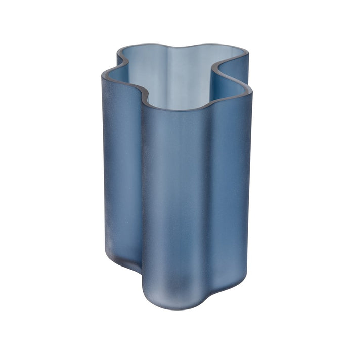 Atlas Lighting Glennon Small Vase, Navy