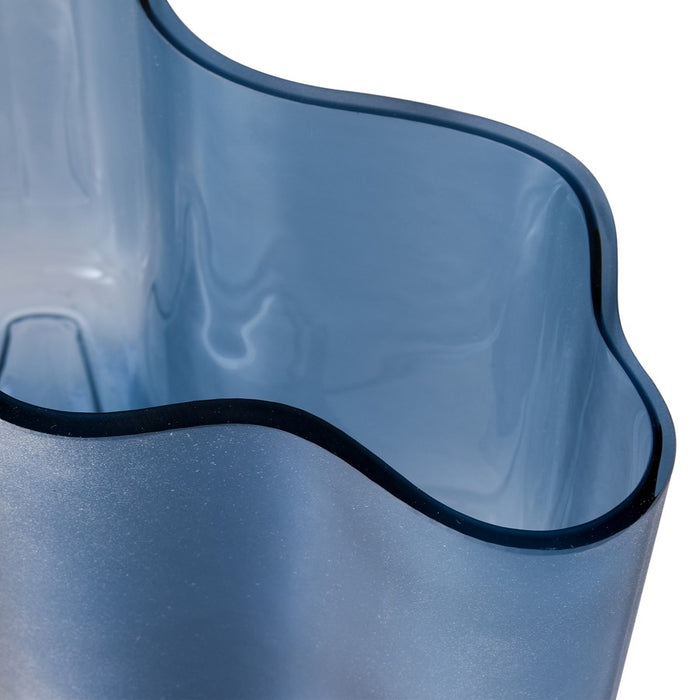 Atlas Lighting Glennon Small Vase, Navy