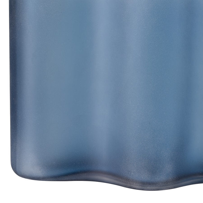 Atlas Lighting Glennon Small Vase, Navy
