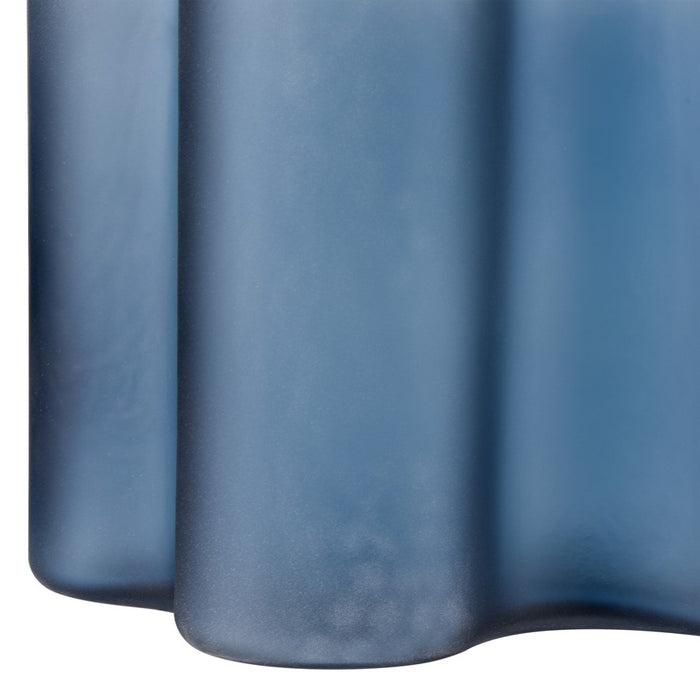 Atlas Lighting Glennon Large Vase, Navy