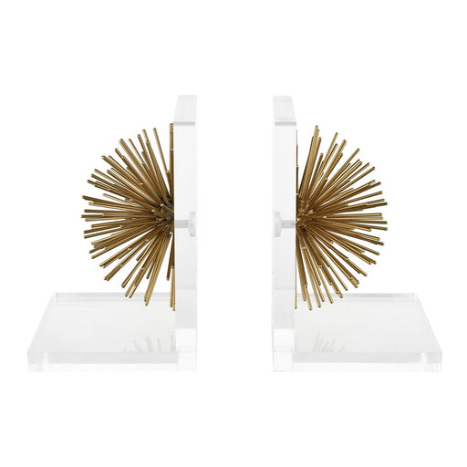 Atlas Lighting Glint Bookend, Set of 2, Gold