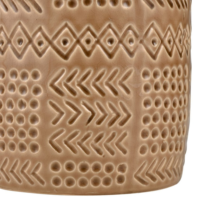 Atlas Lighting Graham Large Vase, Tan