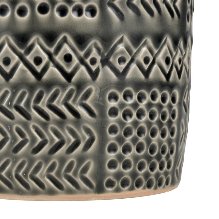 Atlas Lighting Graham Small Vase, Black