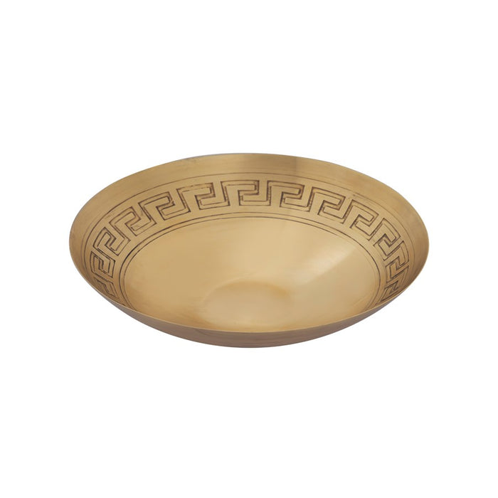 Atlas Lighting Greek Key Bowl, Set of 3, Brass