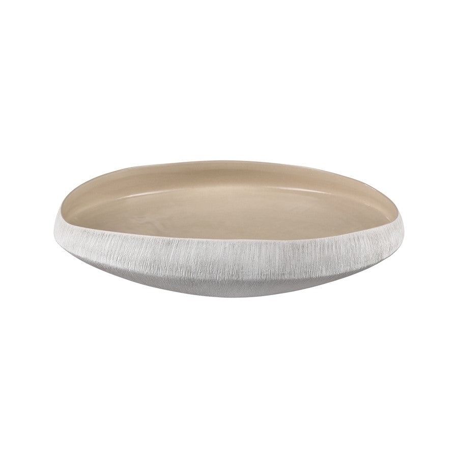 Atlas Lighting Greer Bowl, Low Beige