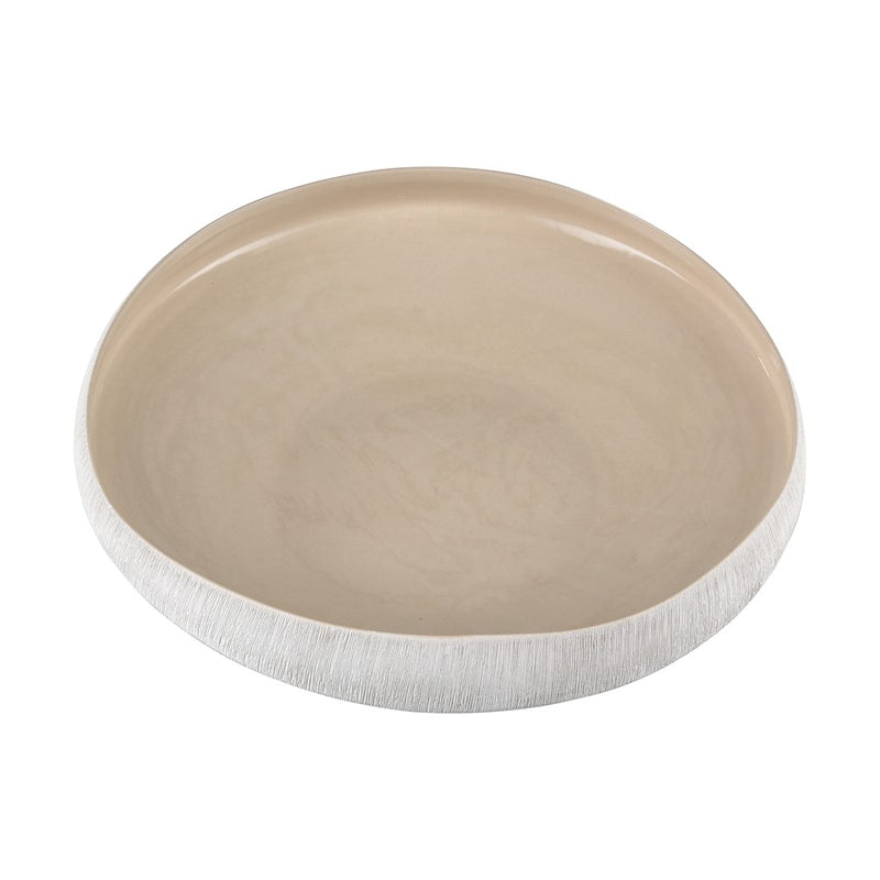 Atlas Lighting Greer Bowl, Low Beige