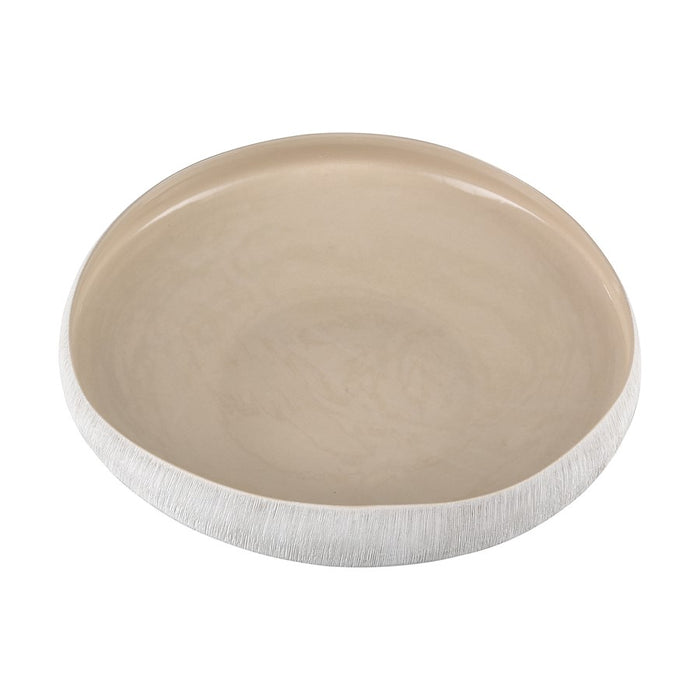 Atlas Lighting Greer Bowl, Low Beige