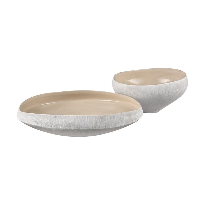 Atlas Lighting Greer Bowl, Low Beige