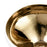 Atlas Lighting Greer Bowl, Tall White/Gold Glazed