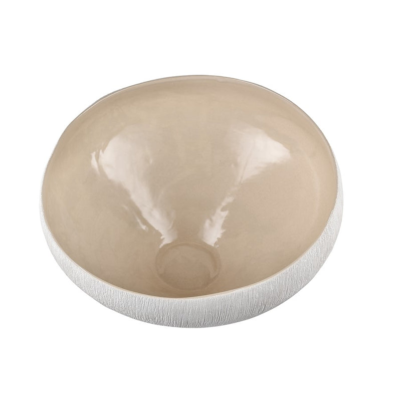 Atlas Lighting Greer Bowl, Tall Beige